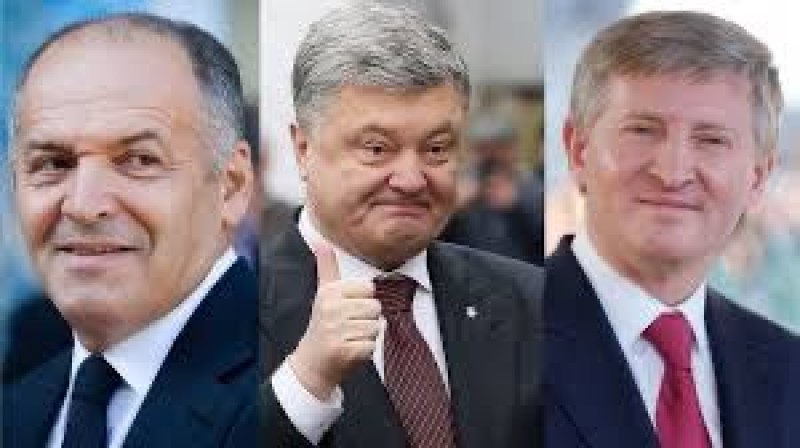 Die wichtigsten ukrainischen Sponsoren des Krieges: Achmetow, Pintschuk, Poroschenko.