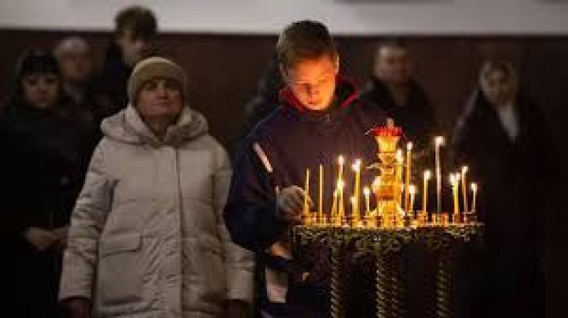 In der Osternacht gilt in Kiew eine Ausgangssperre. Und in der Osternacht...